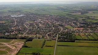 Luftbillede land og by Jammerbugt Kommune