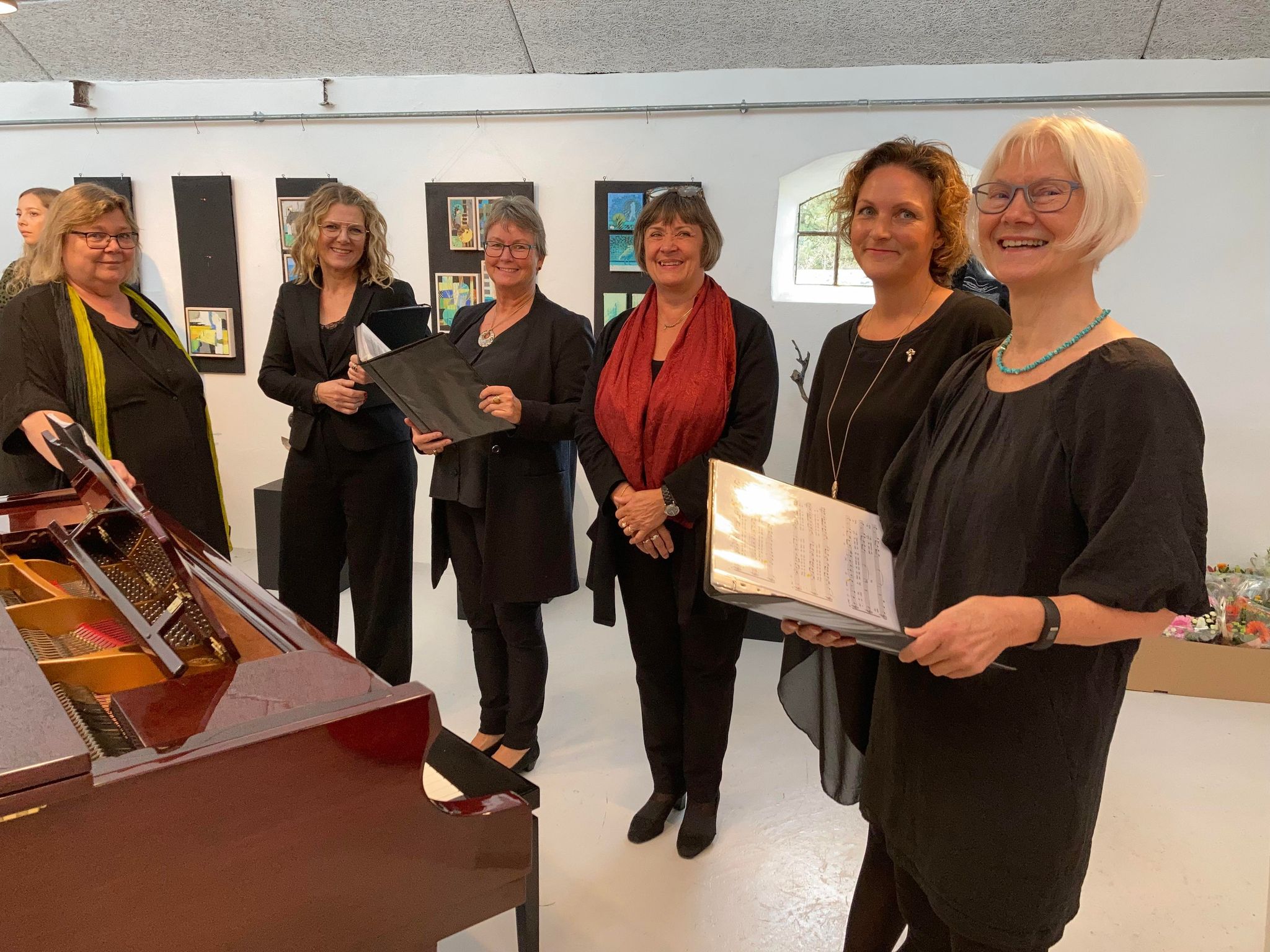 Sangere underholdte ved prisuddelingen.