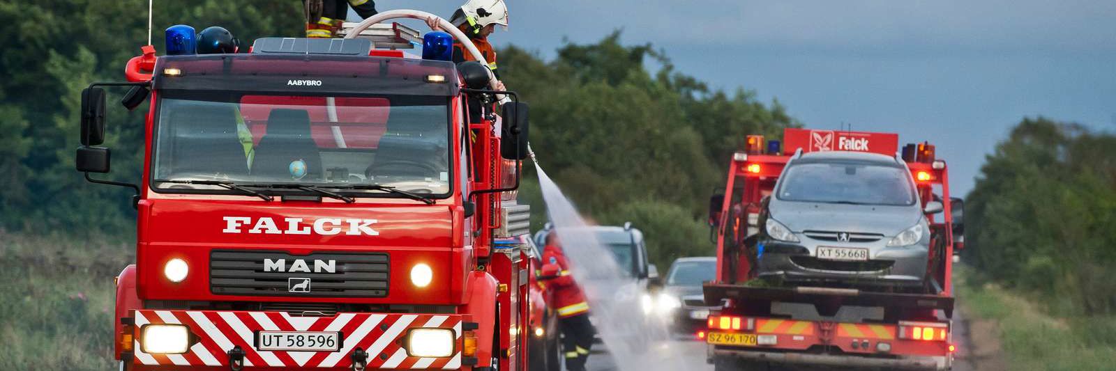 Brandbil og autohjælp