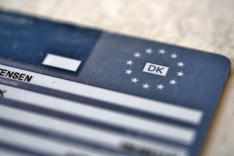 Blå EU sygesikringskort