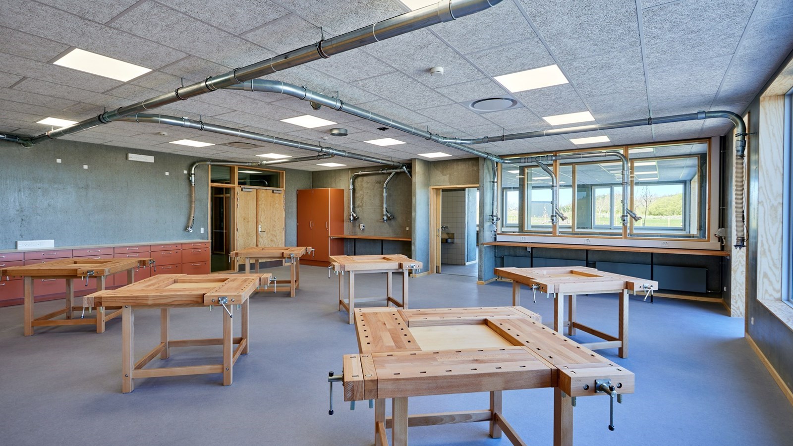 Den nye skole i Jetsmark. Foto: Johny Kristensen