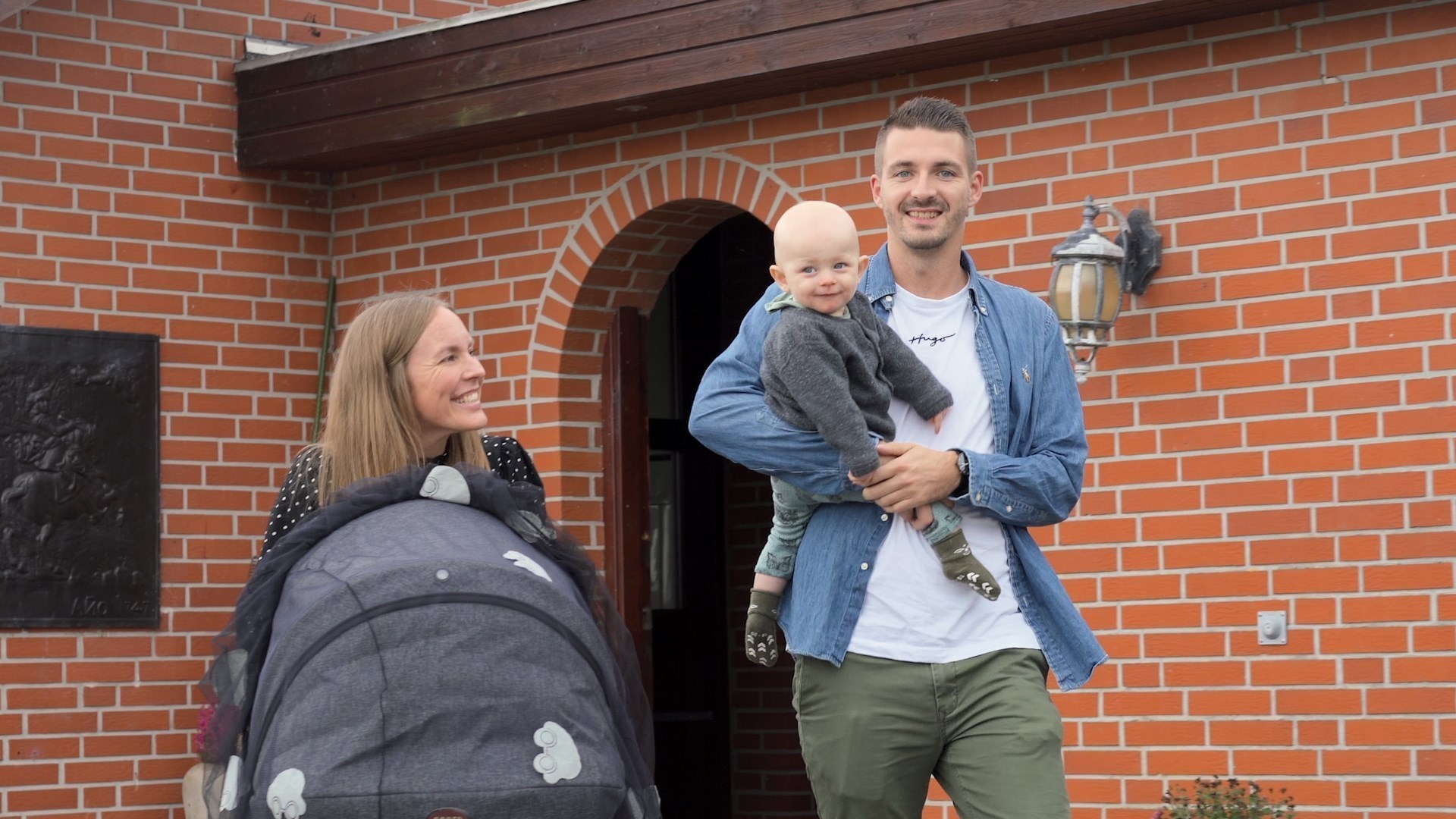 Familien Guldager der er flyttet til Aabybro