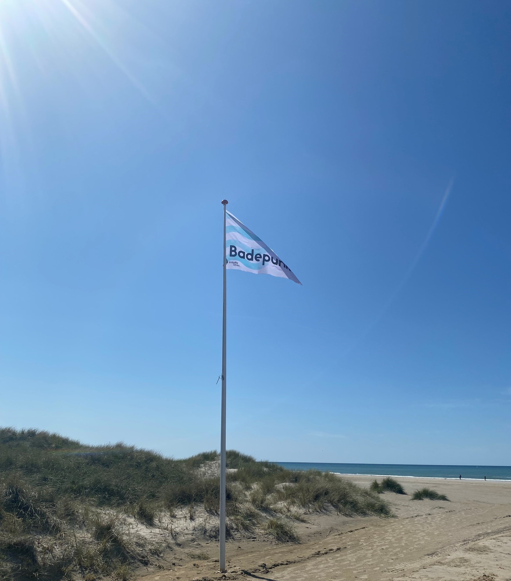 Flag badepunkt Rødhus