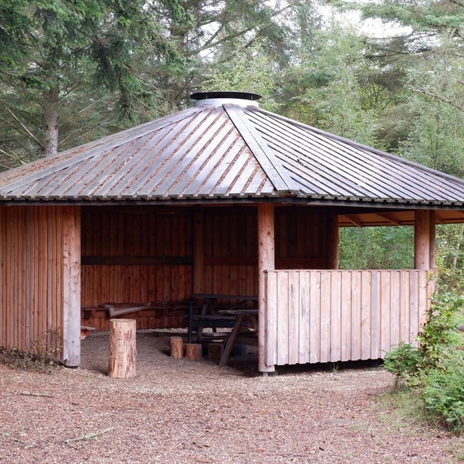 Slettestrand Trailhead hytte udefra