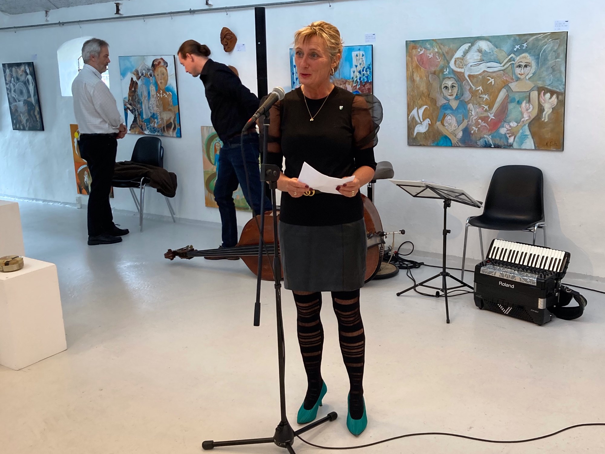 Helle Bak Andreasen holder tale