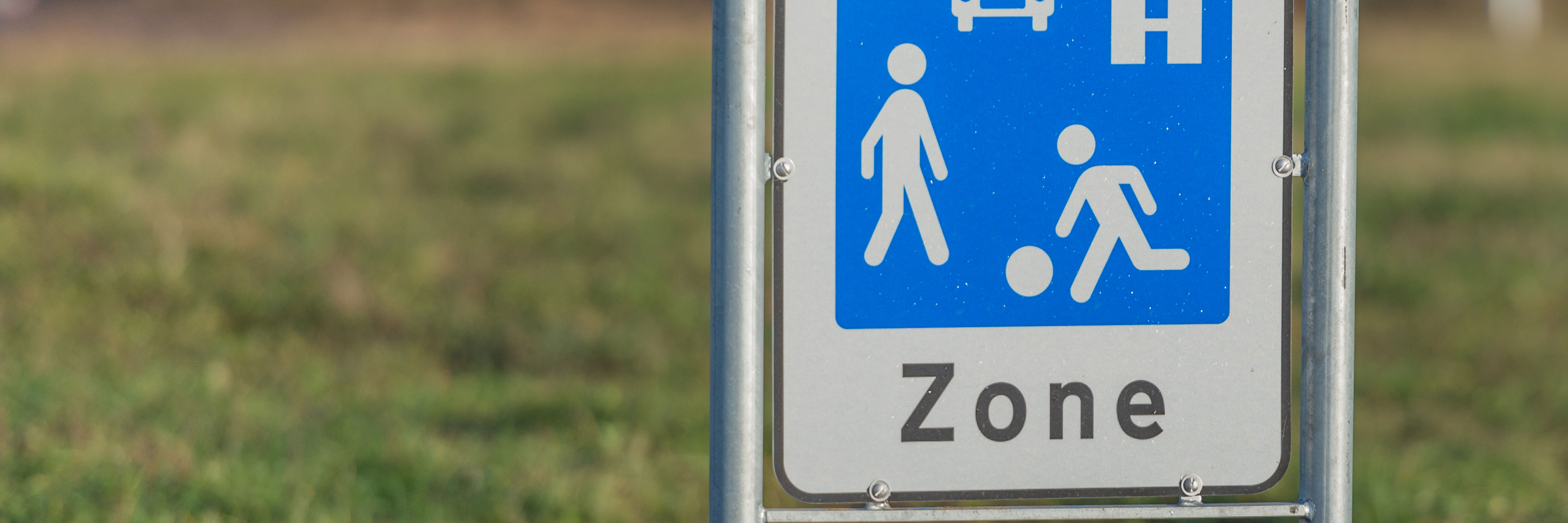 Trafik skilt 40 km zone