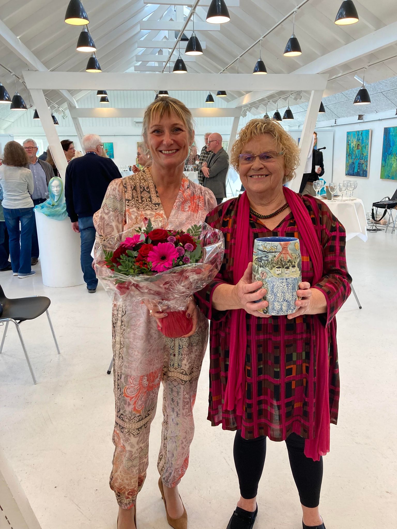 Helle Bak Andreasen og Birthe Holmgaard.