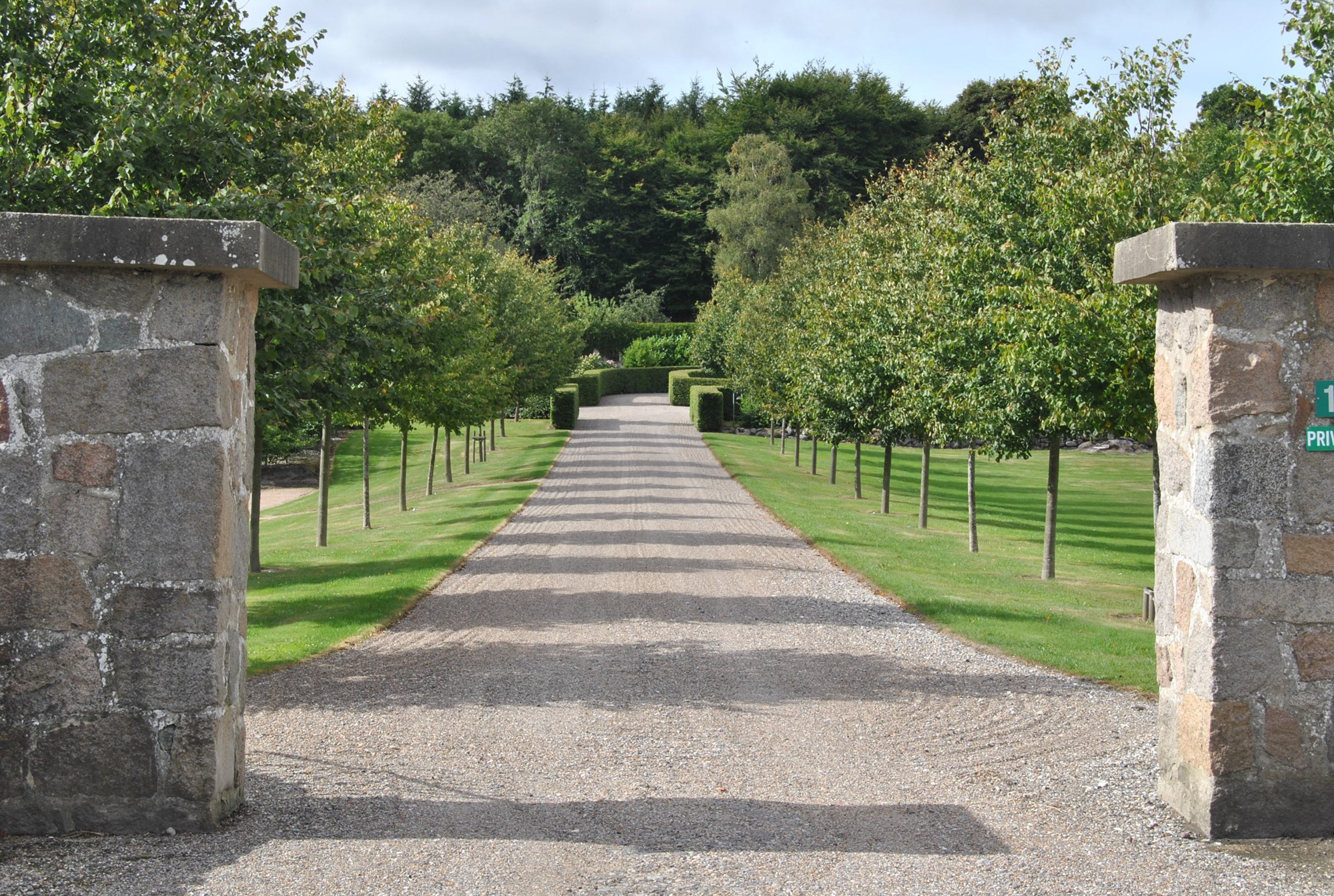 Indgang til herregården Oxholm