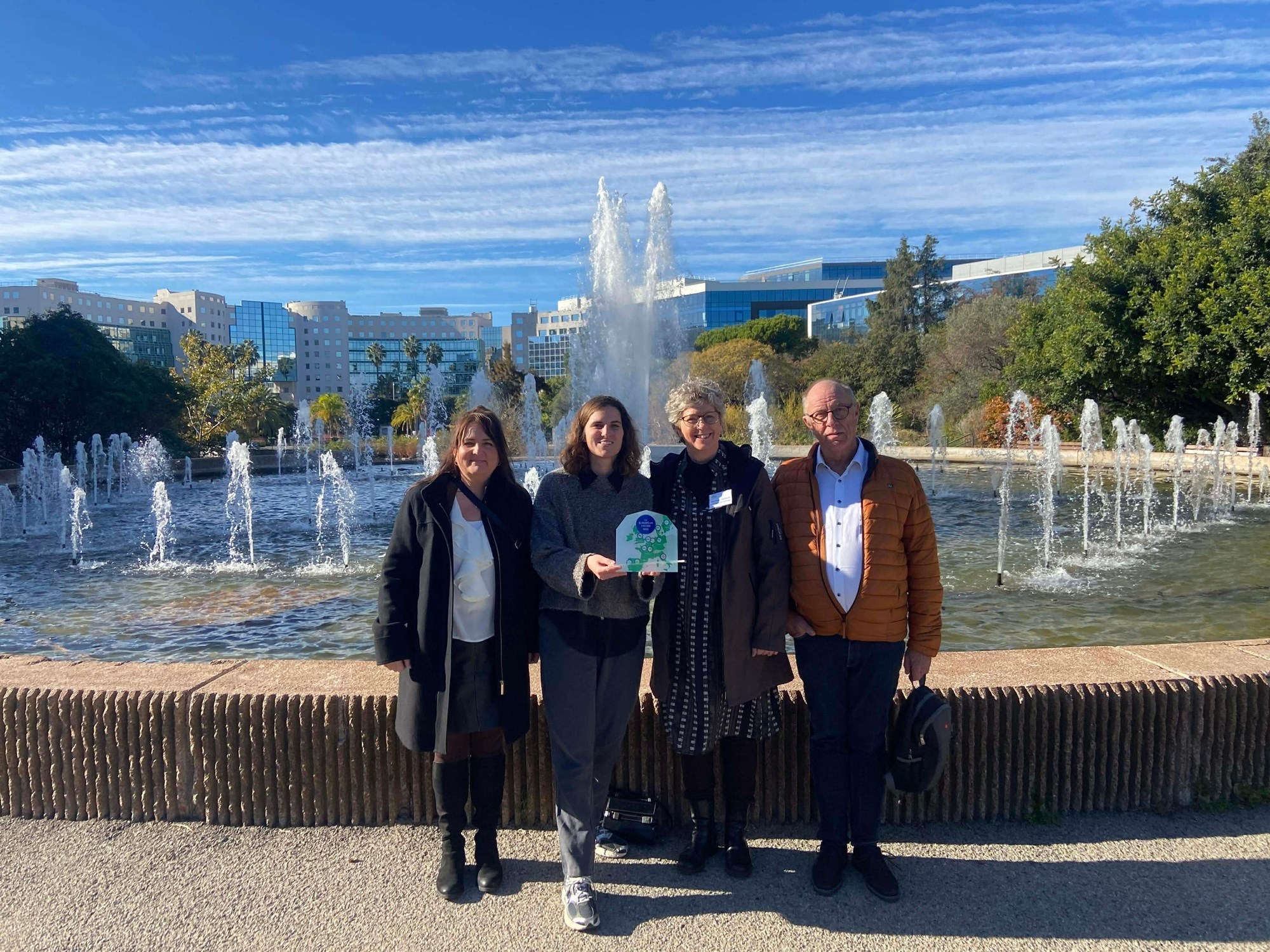 Delegationen (Bettina længst til venstre)