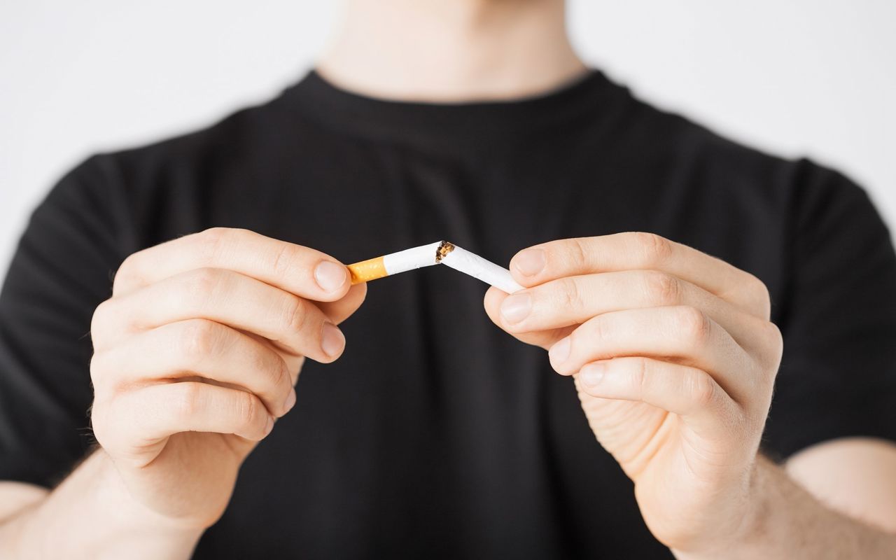 Knækket cigaret