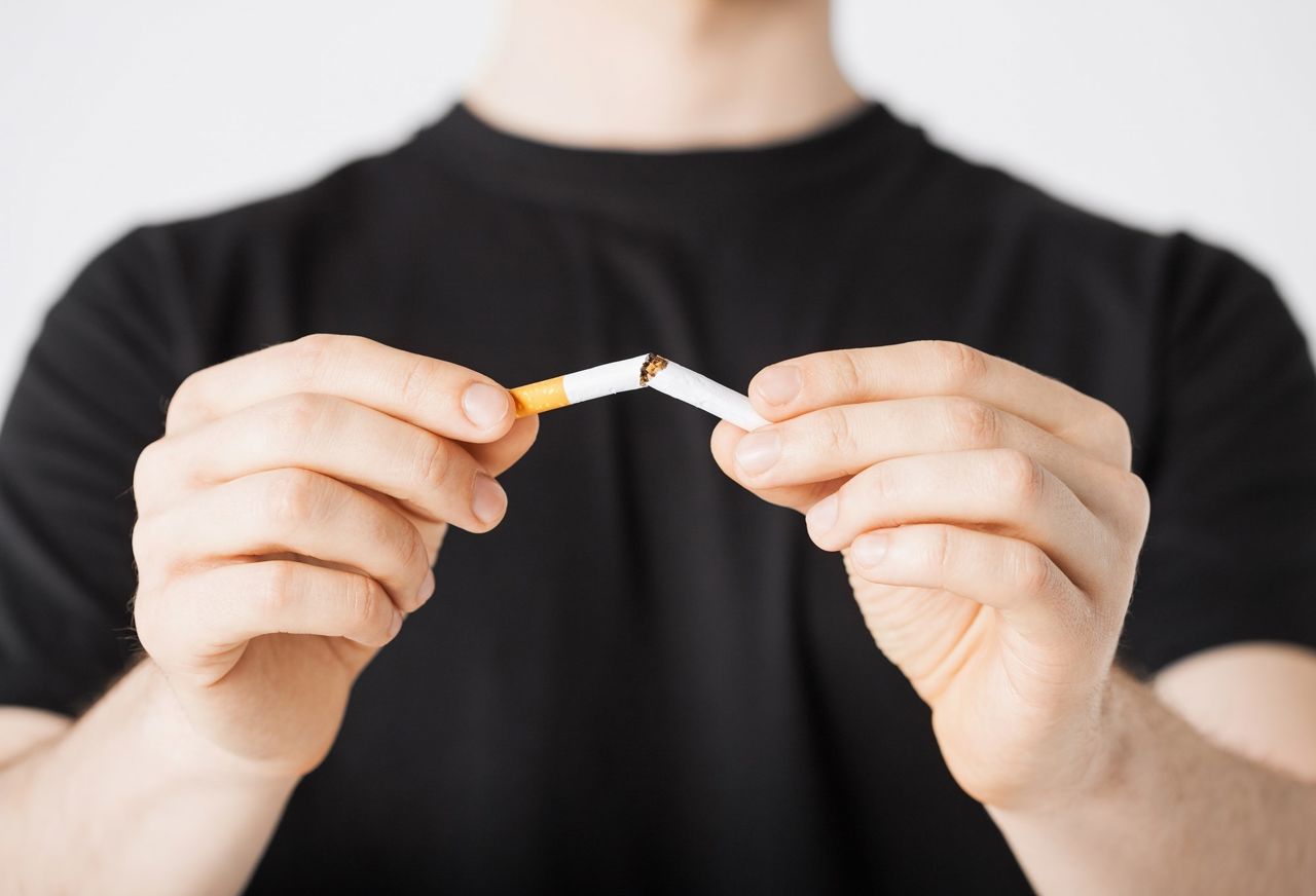 Knækket cigaret