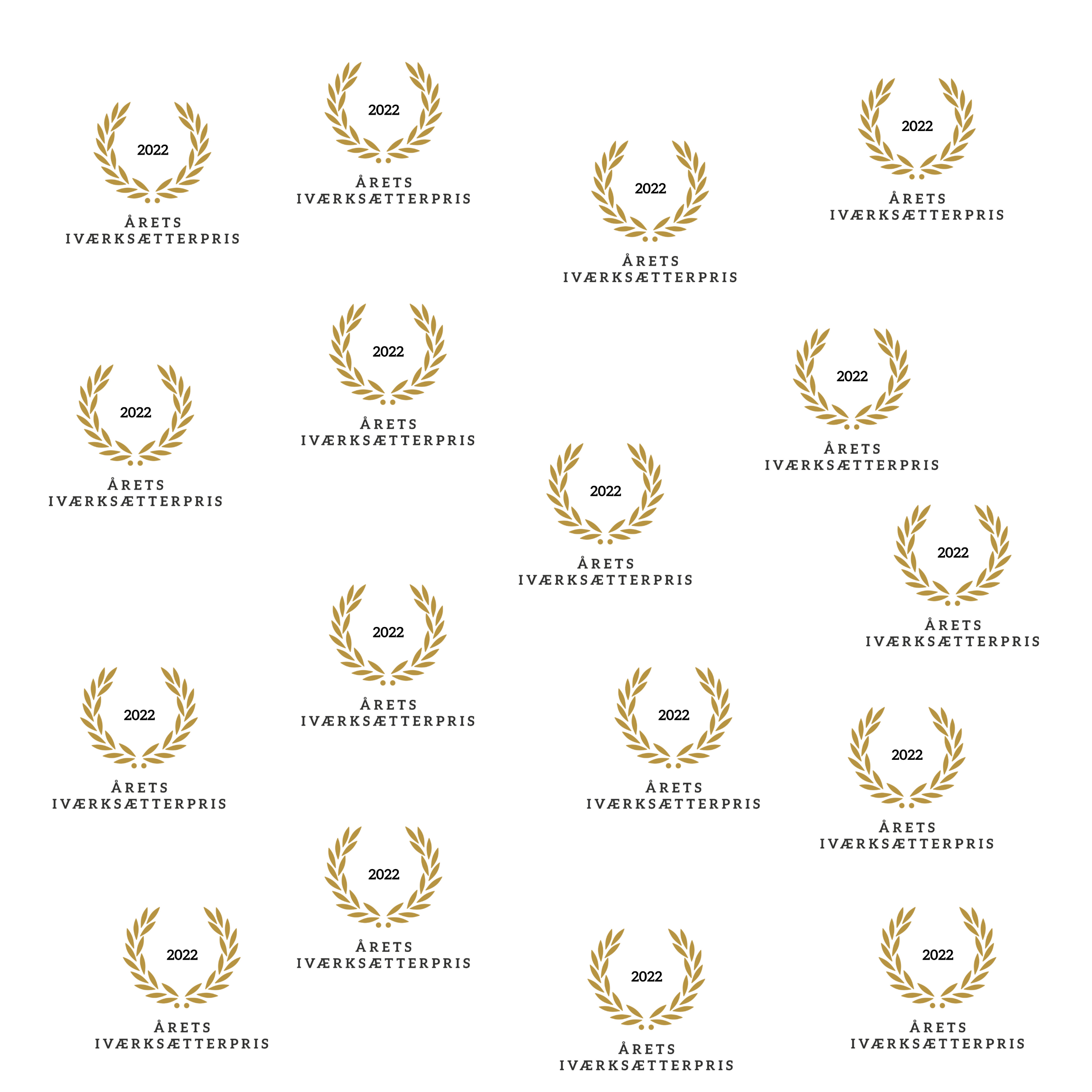 Logo for Årets Iværksætterpris 2022