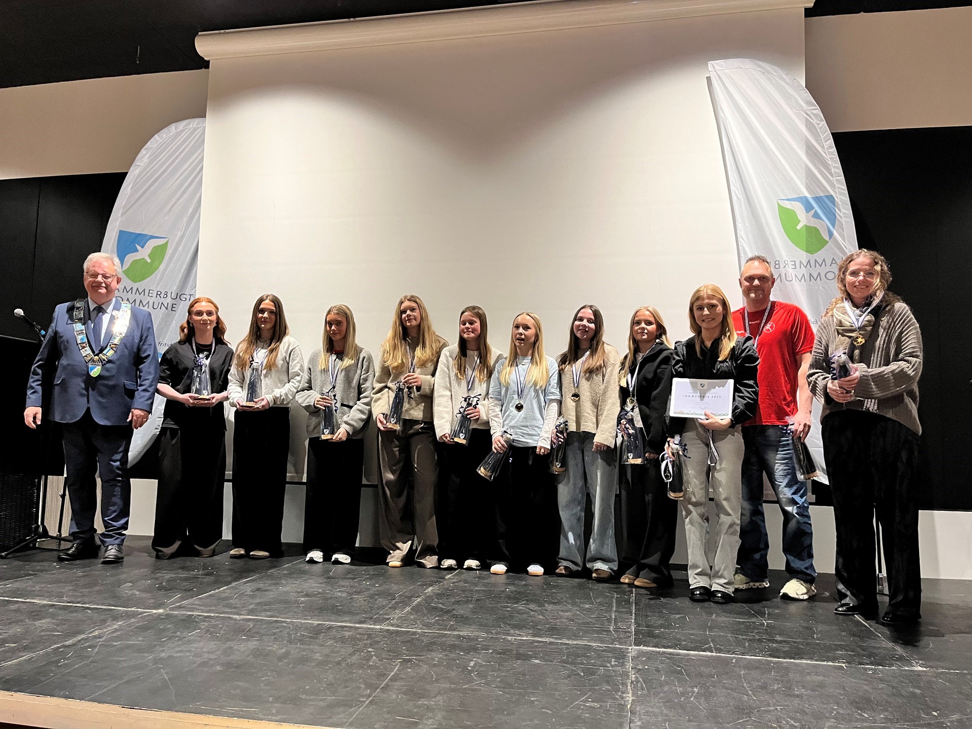 Teamgym fra Aabybro gymnastikforening