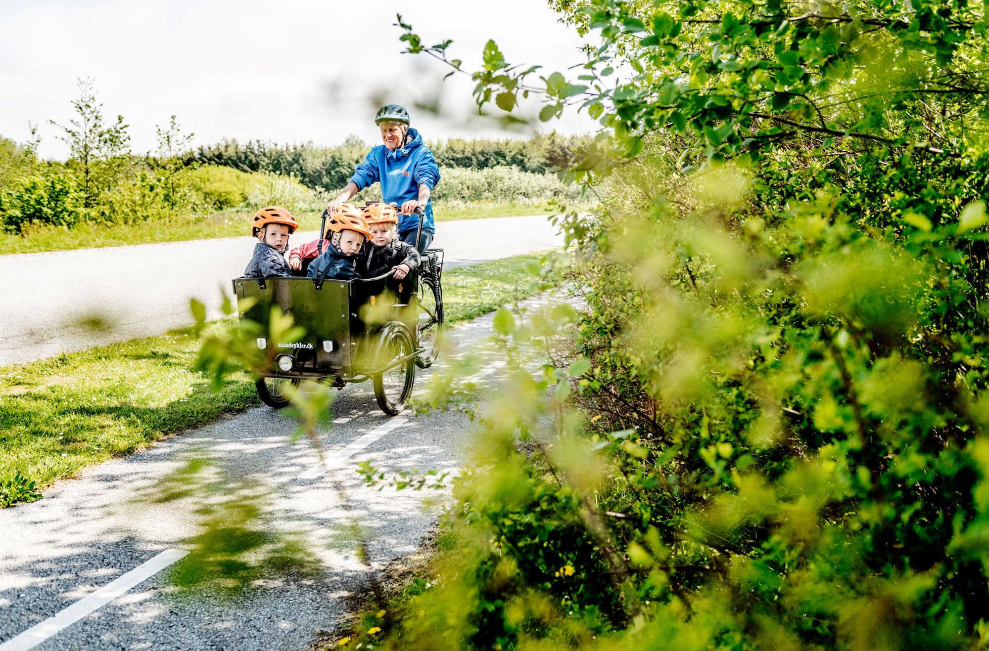 Børn fra Ørebroskolen på tur
