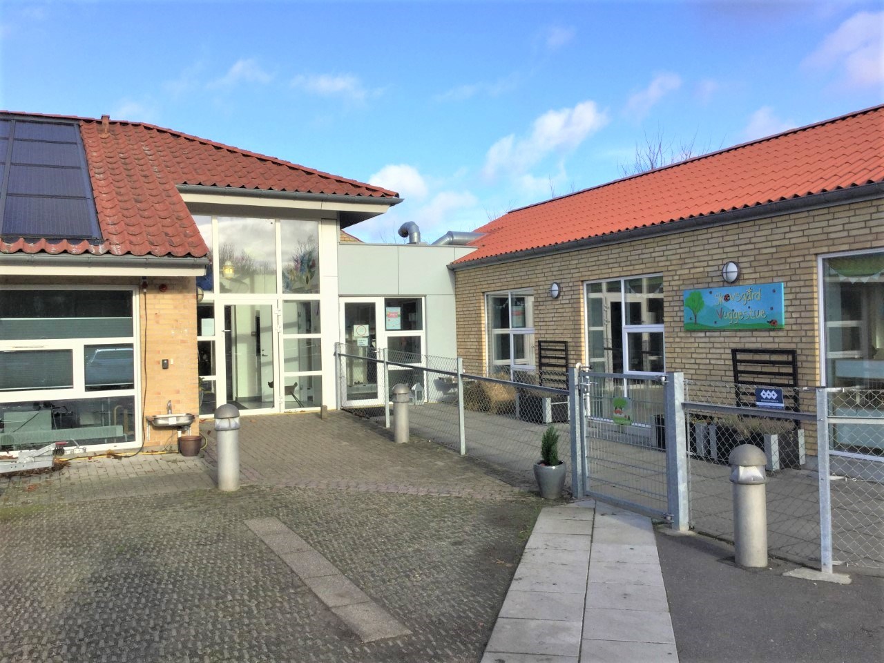 Gårdsplads ved Skovsgård Børnehave & Vuggestue