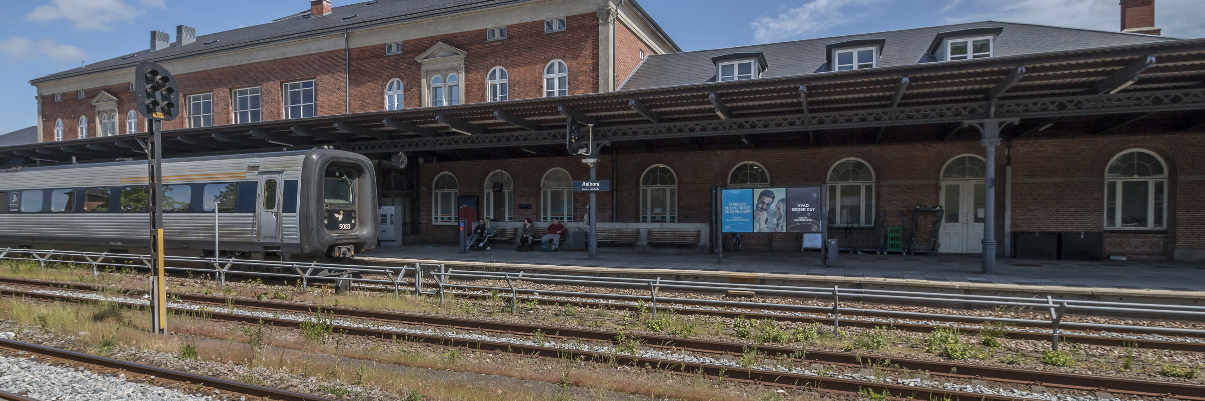 togstationen i Aalborg