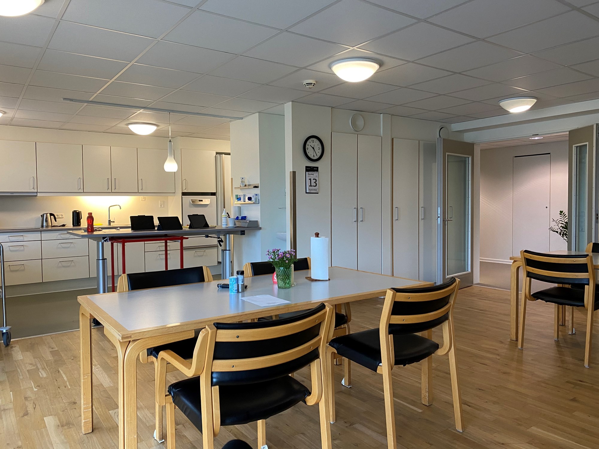 Køkken og spiseområde