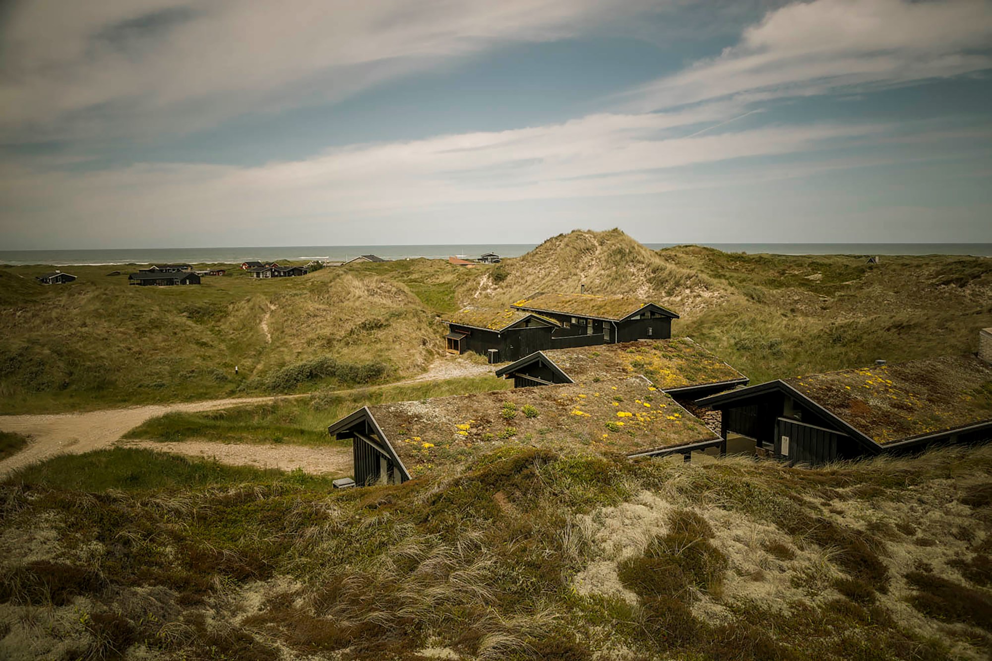 Sommerhuse i klitområde