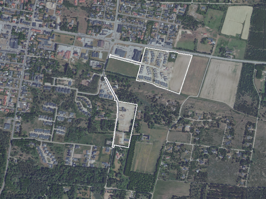 Vesterhavsparken i Hune, lokalplanområdet