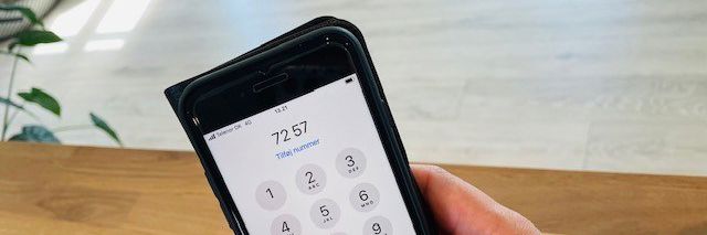 mobiltelefon klar til opkald
