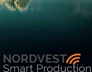 Nordvest Smart Production logo på billede af vand