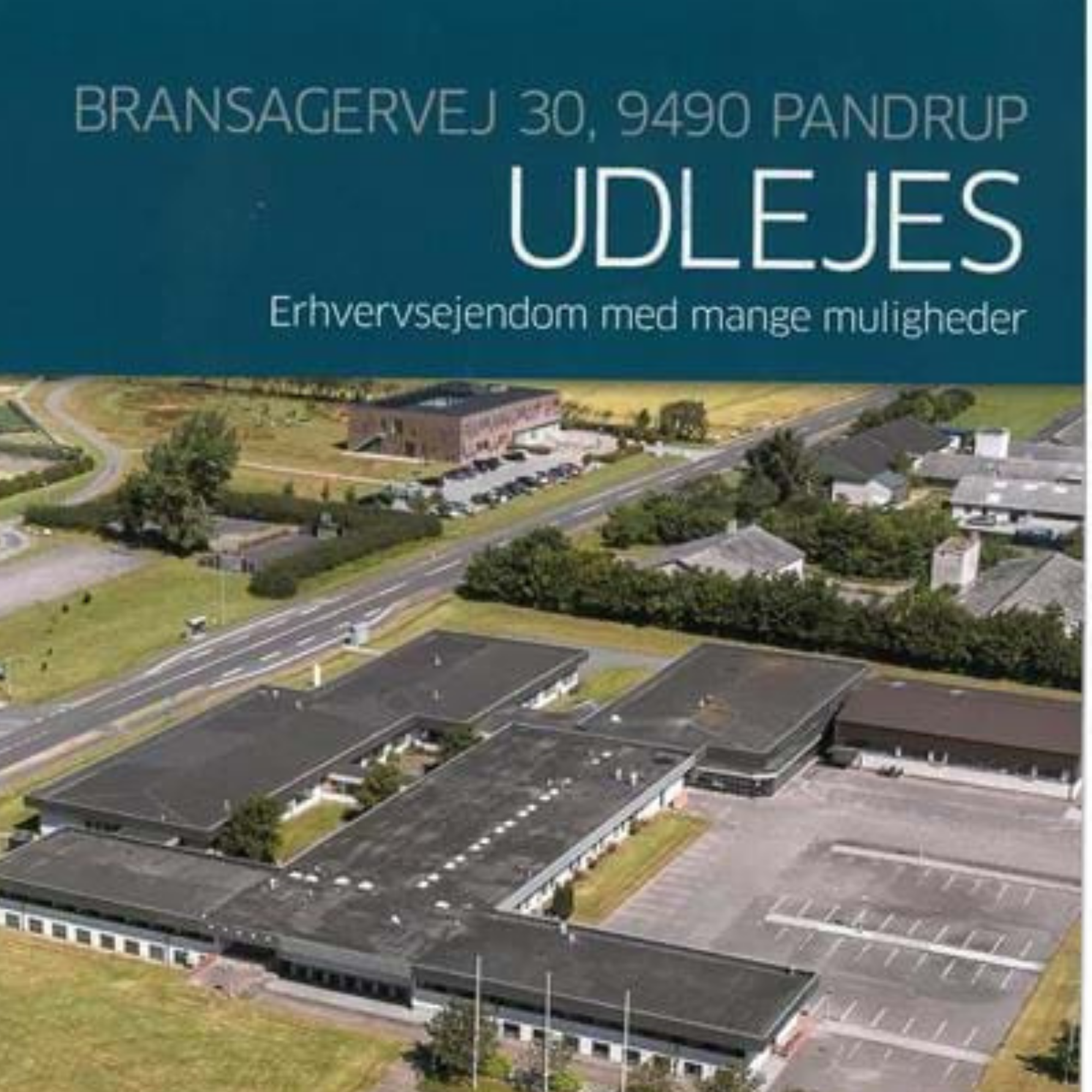 Luftbillede af industribygning