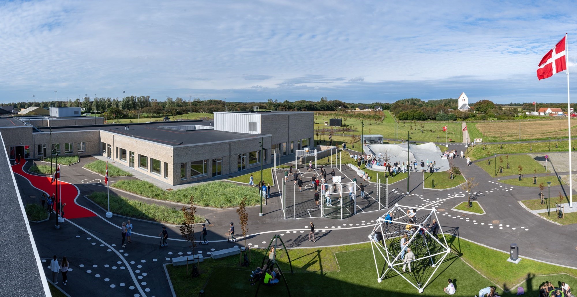 Jetsmark Skole Foto Fra Royal Indvielse