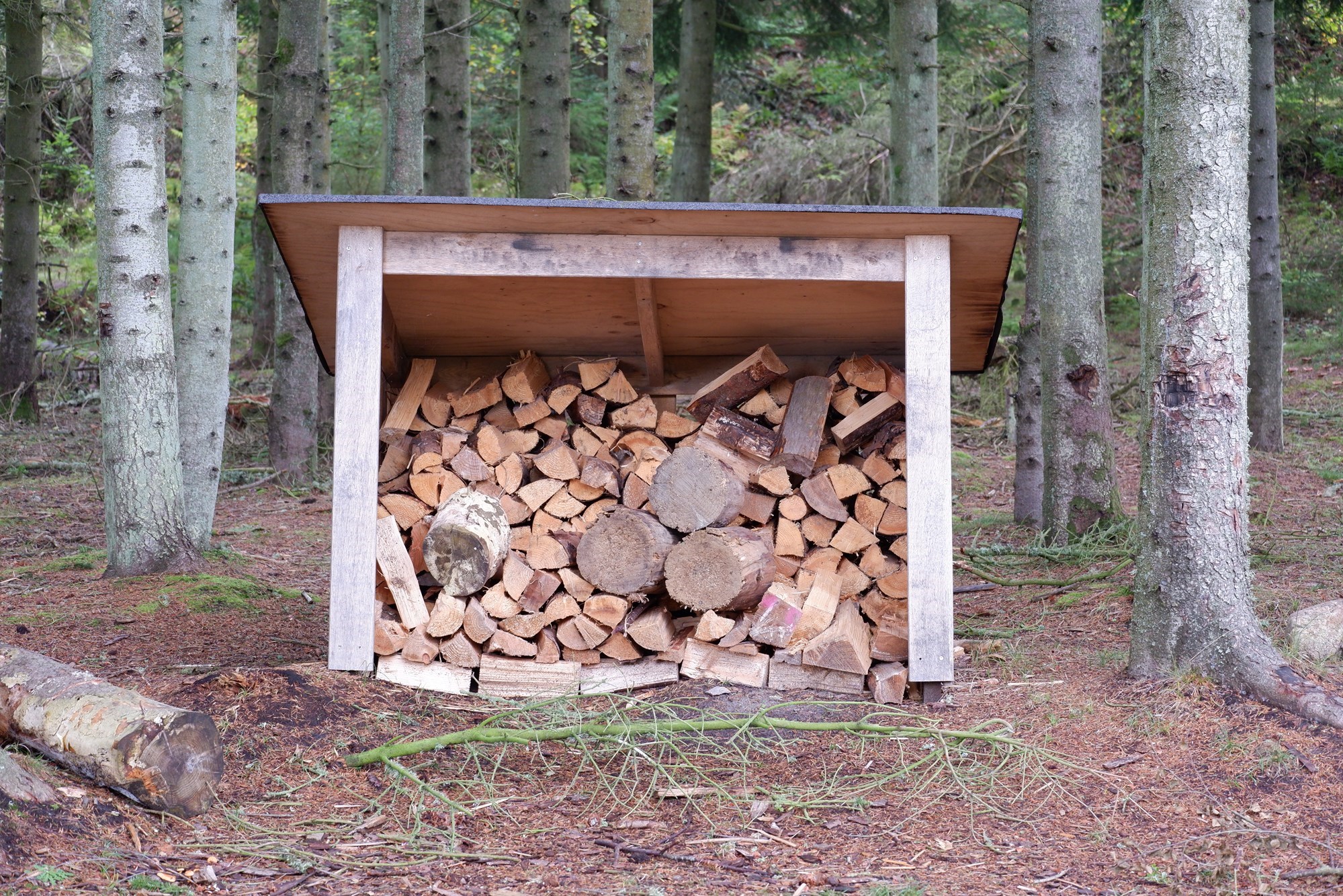 Slettestrand Trailhead brændestabel
