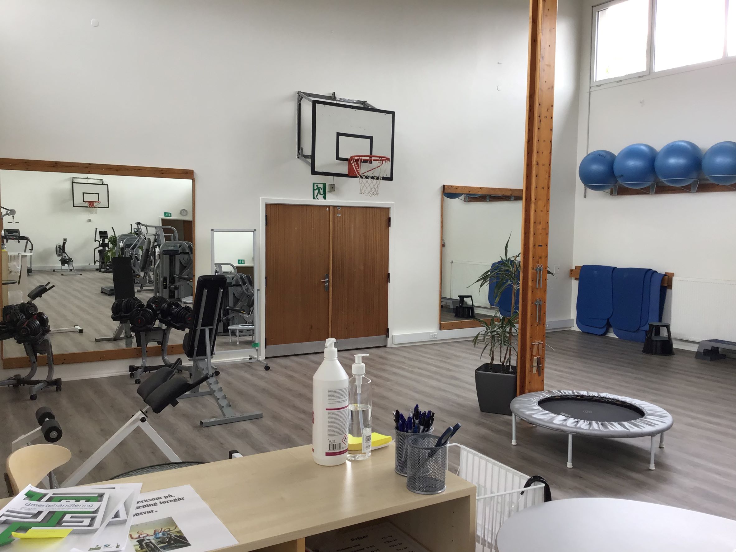 Træningssalen i Birkelse