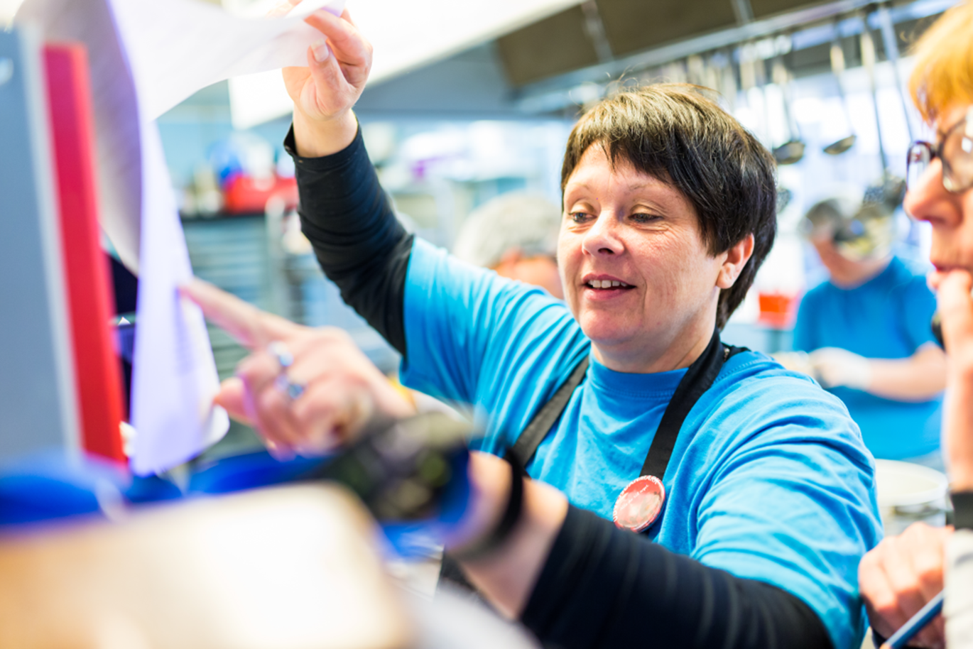 Travlhed i køkkenet