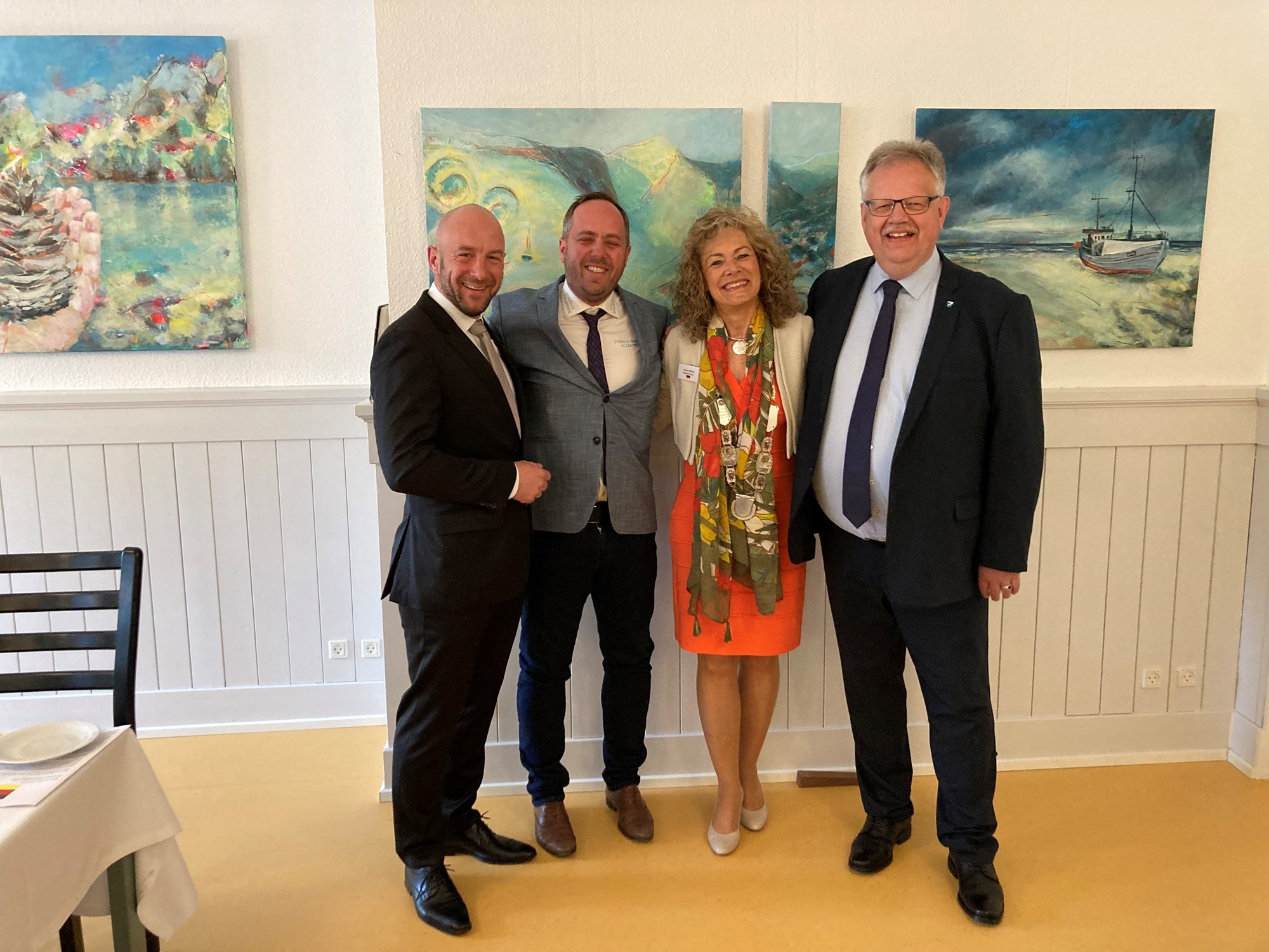 Besøg fra venskabsbyerne