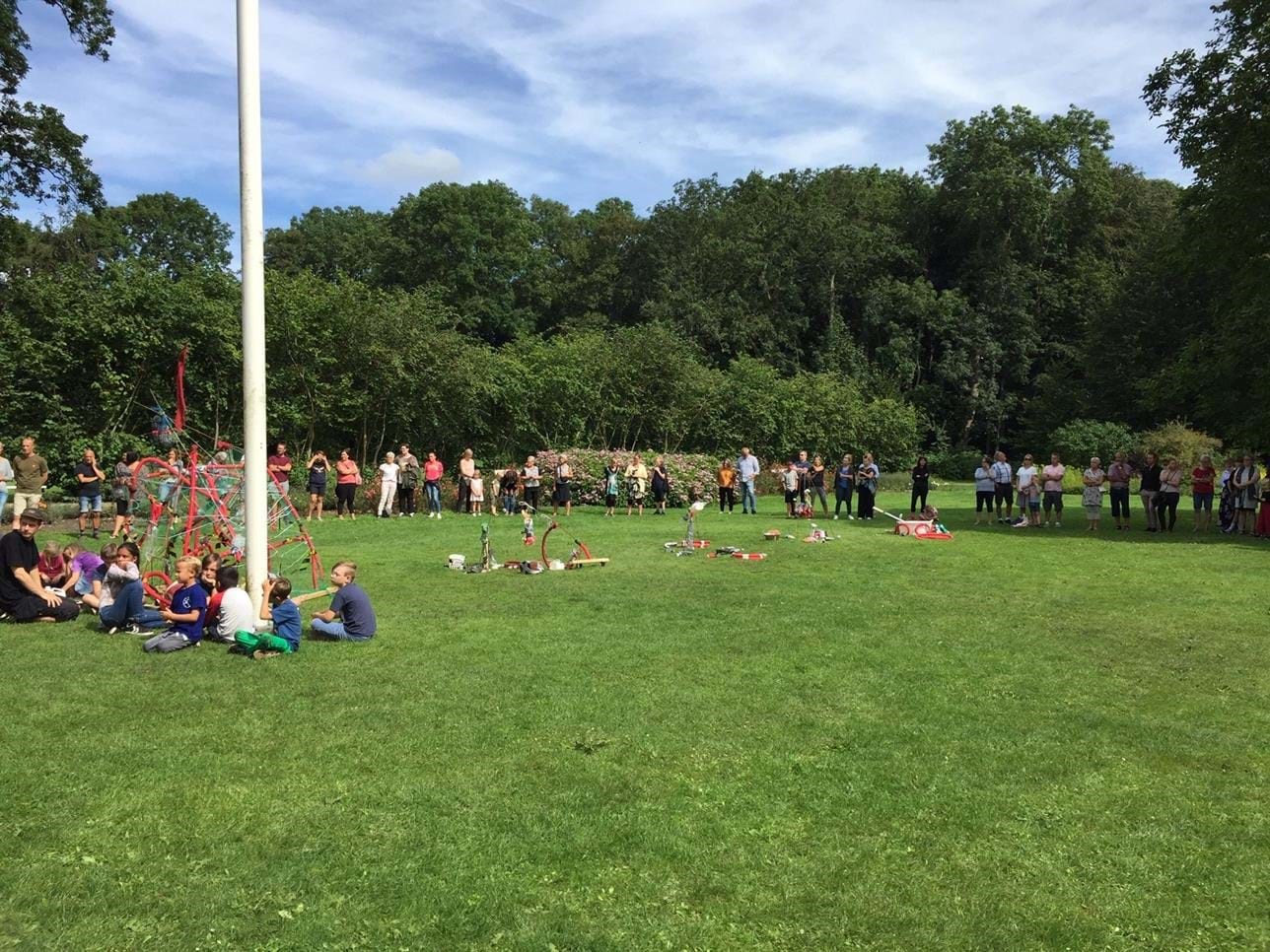 Kunstværker fremvises