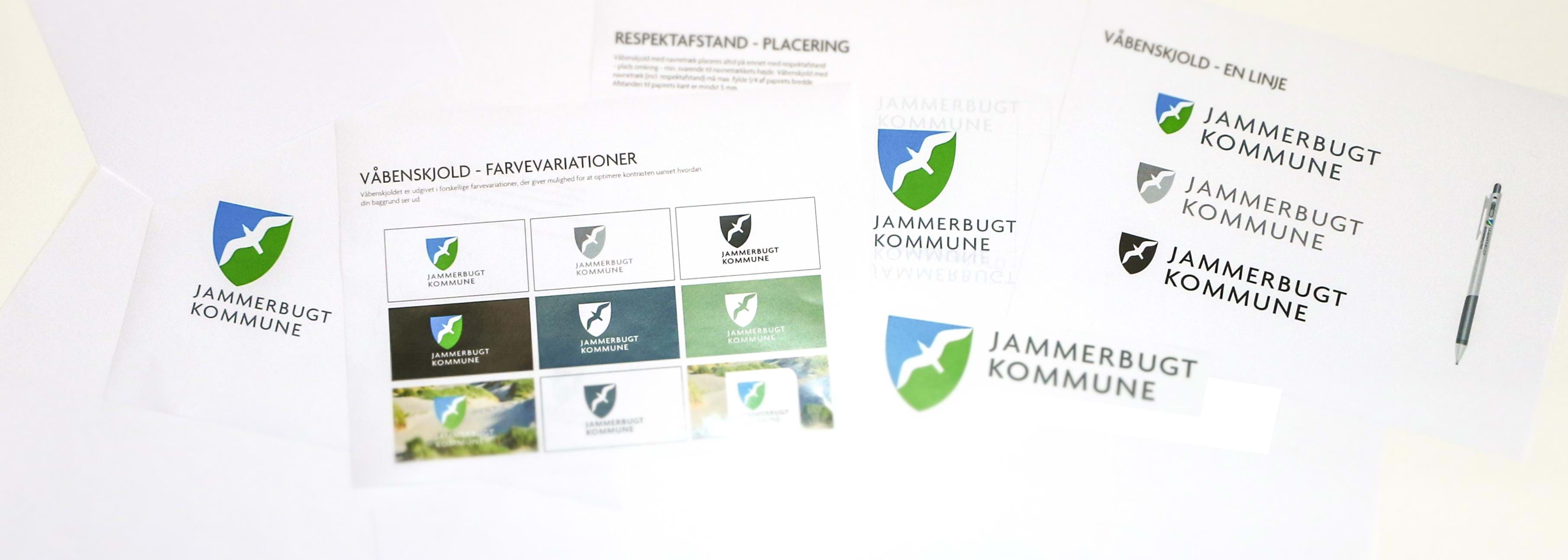 Forskellige Jammerbugt logoer