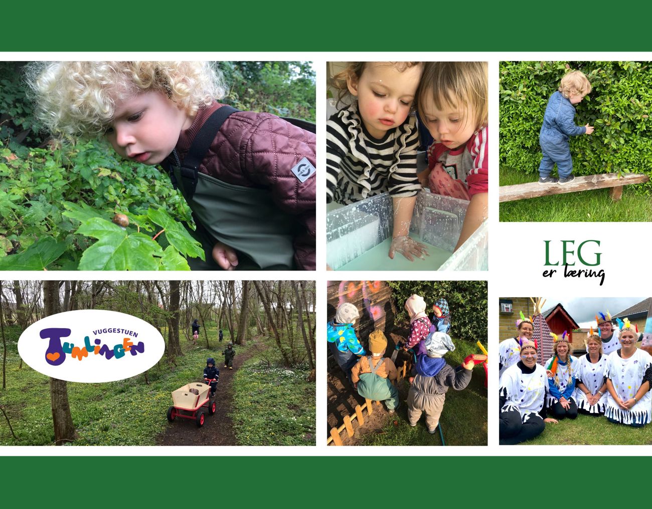 Vuggestuen Tumlingen collage