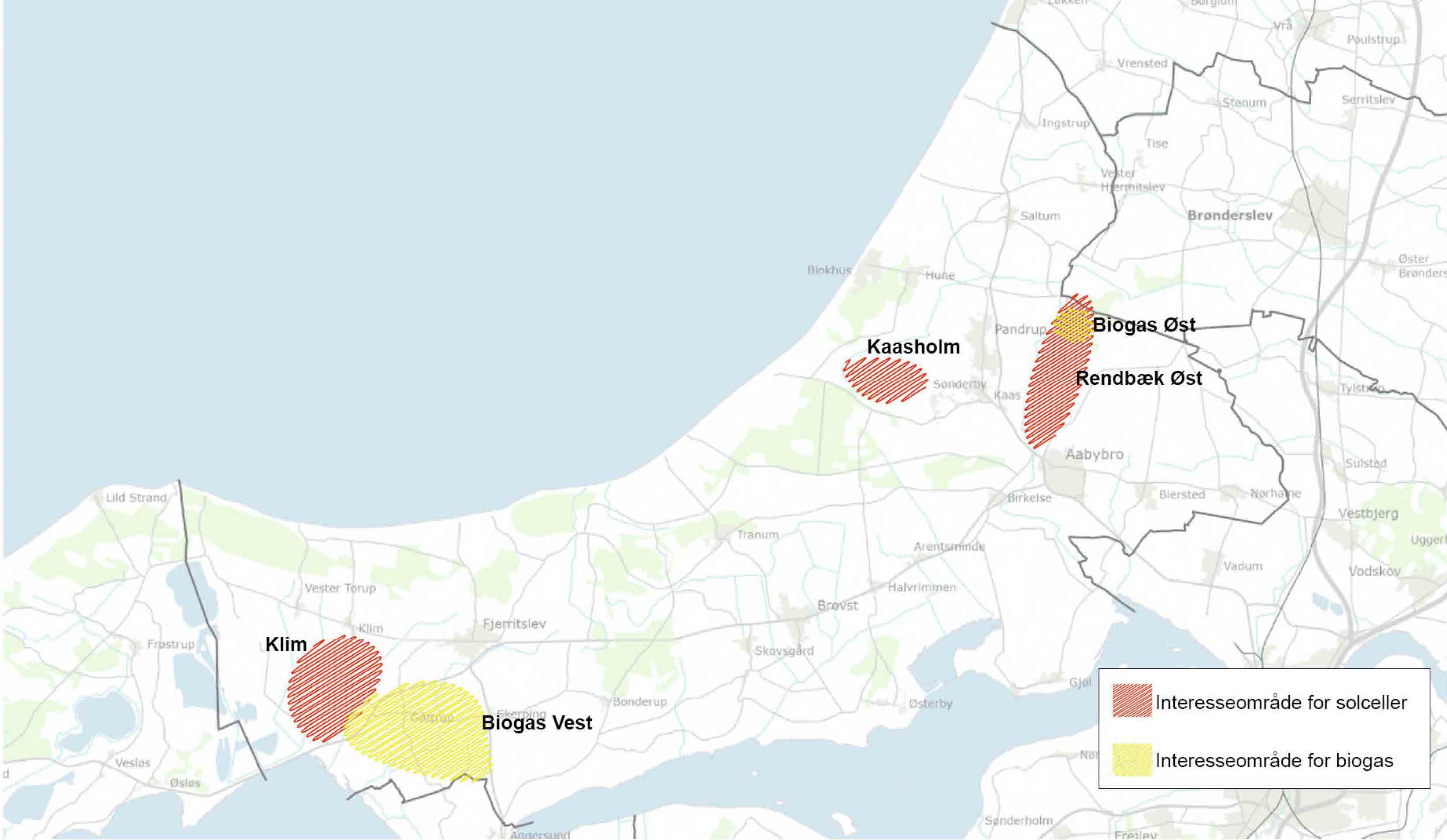 interesseområder for solceller og biogasanlæg