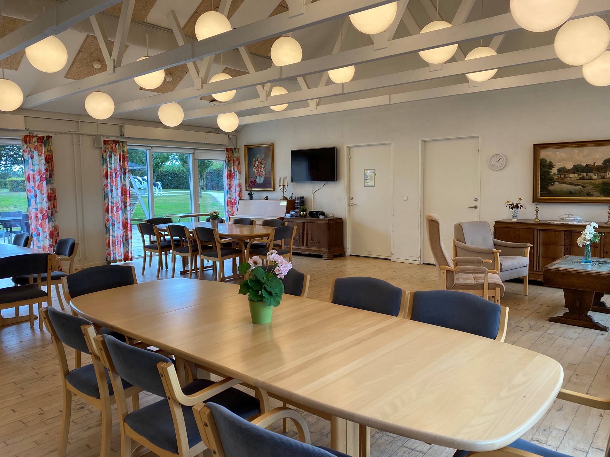 Forsamlingssal på plejecenteret