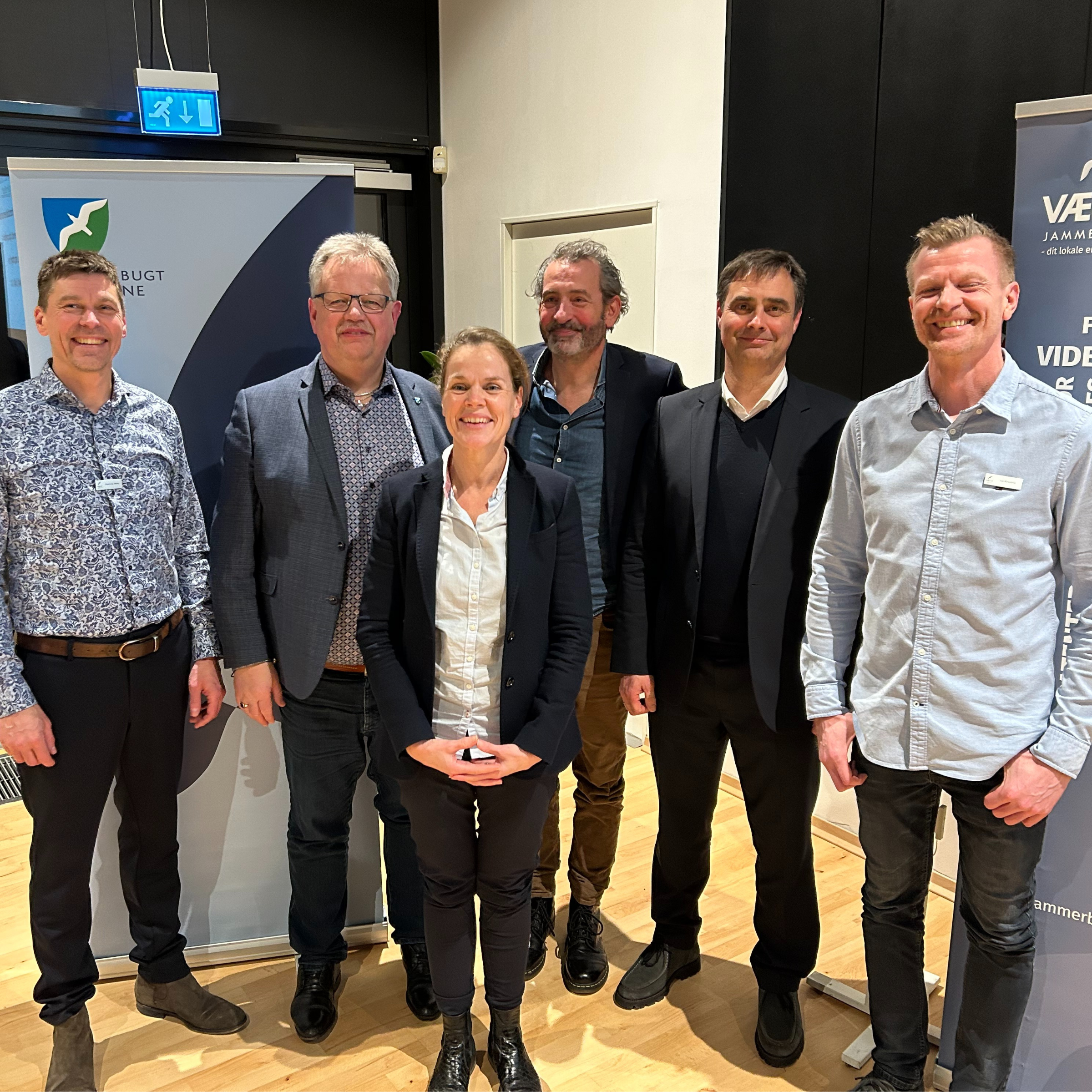 Borgmester Mogens Chr. Gade med oplægsholderne