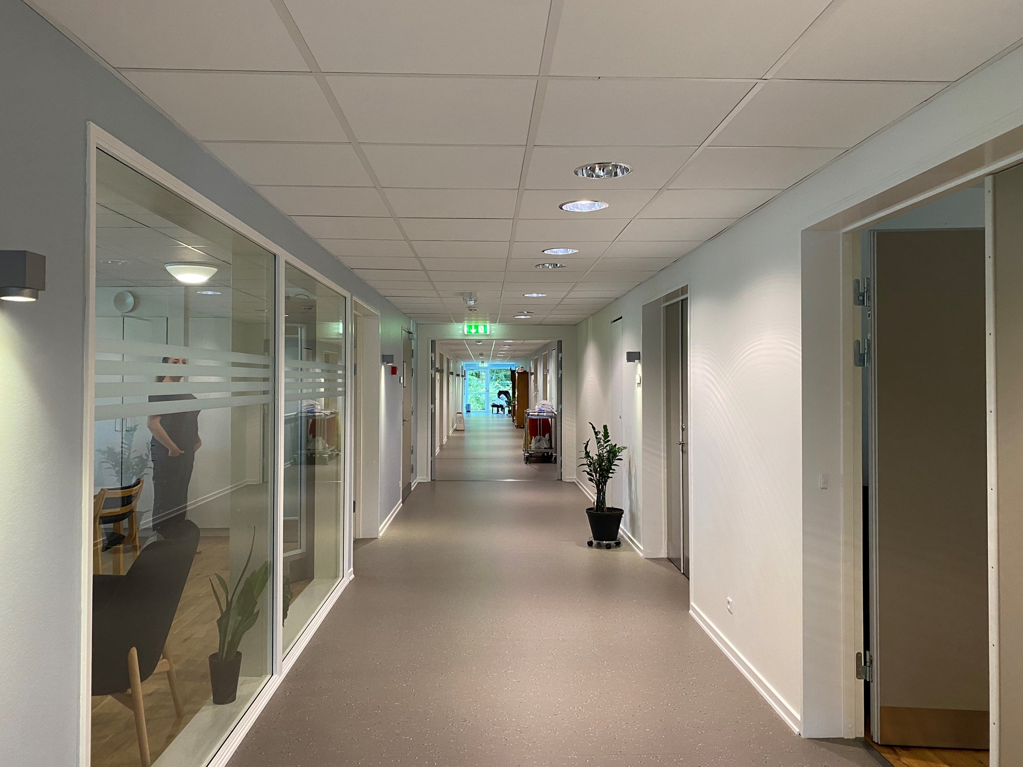 Gangareal på plejecenter