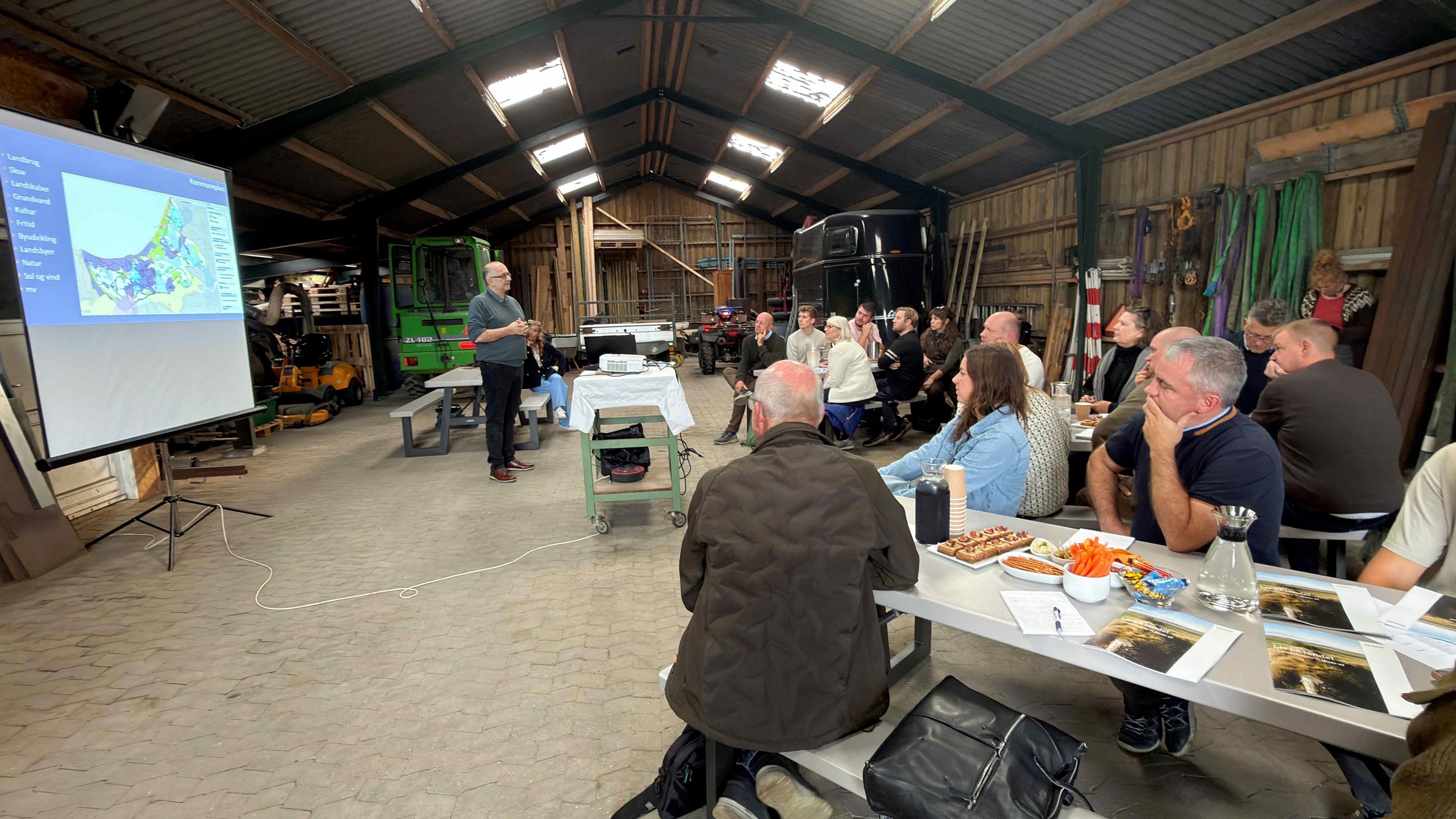 Workshop i laden ved Treshøje Gårdbutik, Bonderup