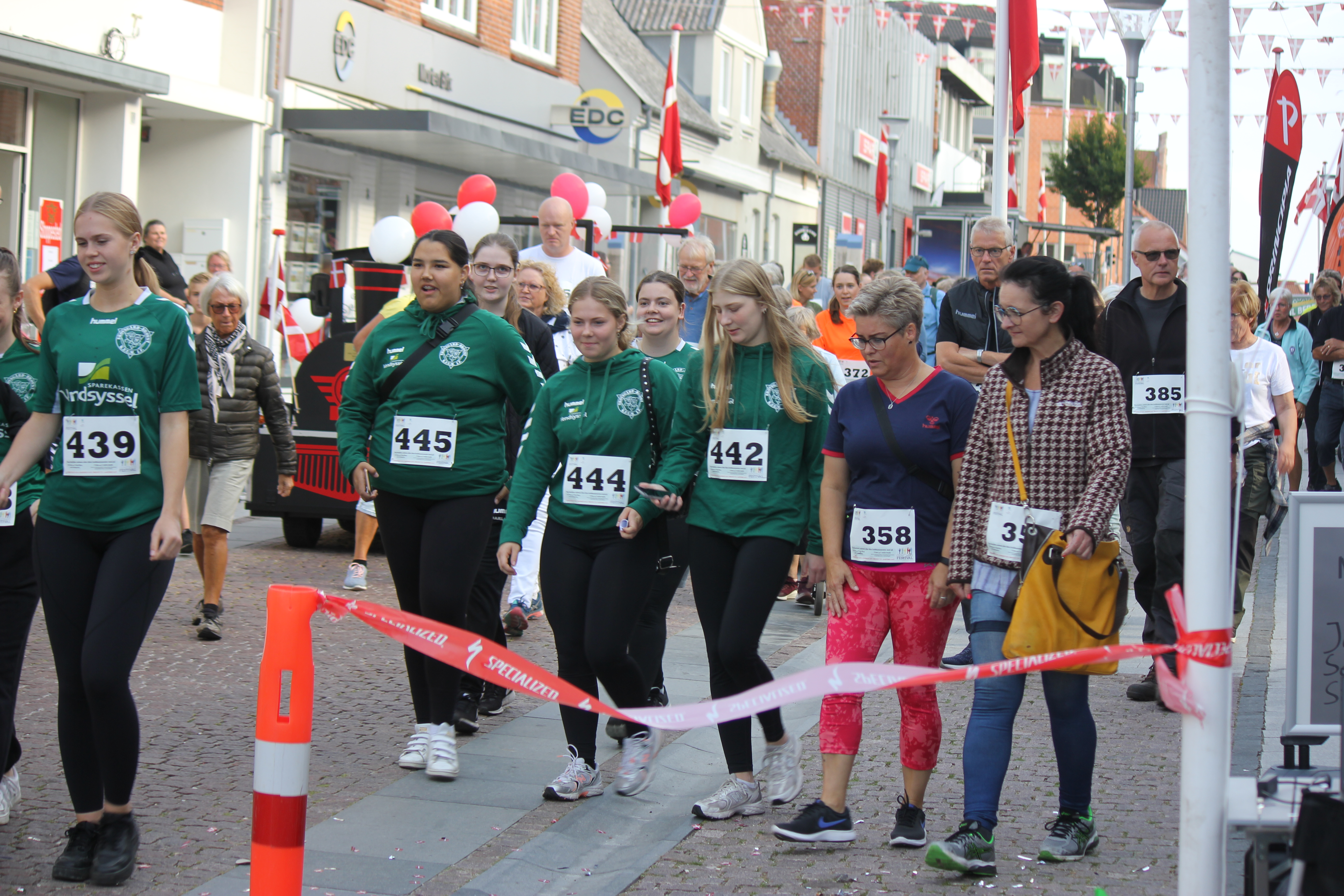 Deltagere i motionsløb