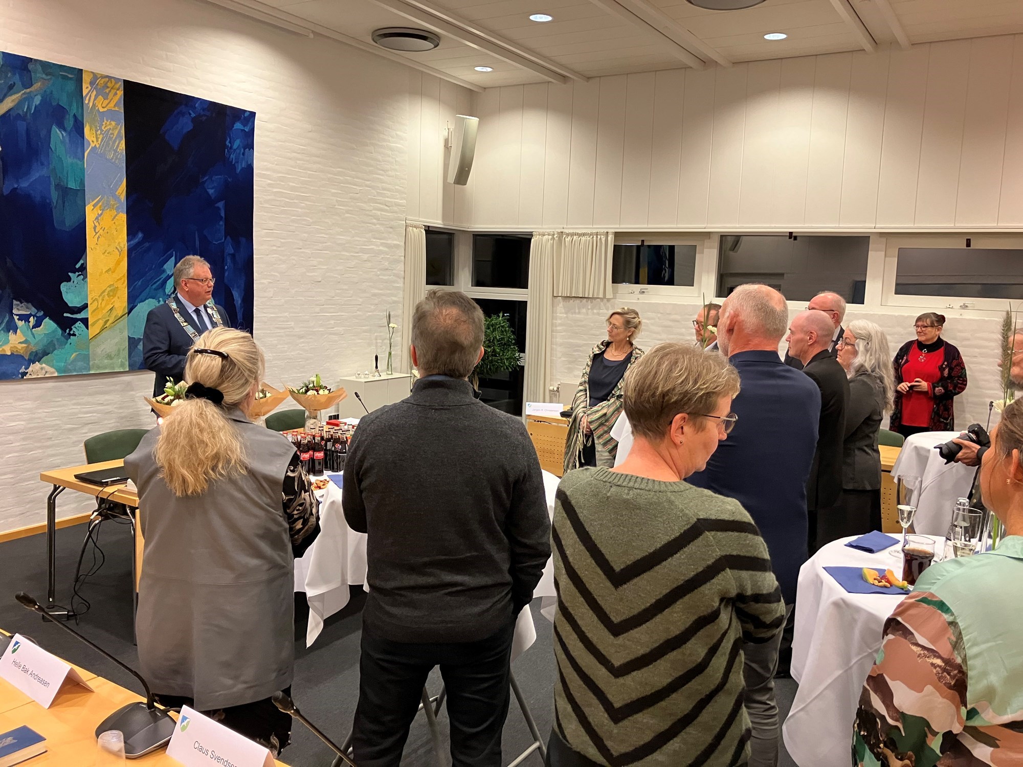 Gæster ved receptionen