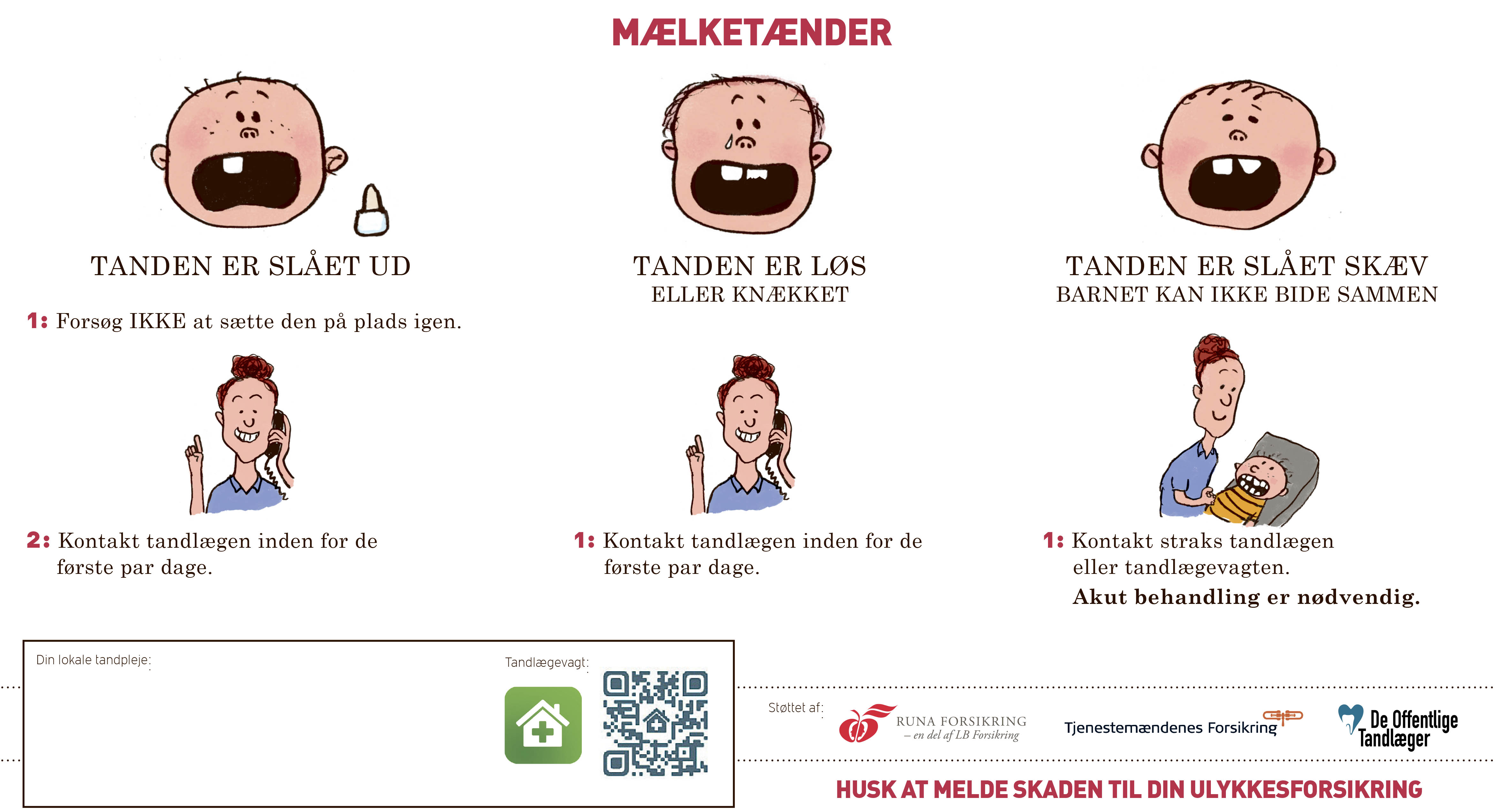 Førstehjælp til tandskader 3