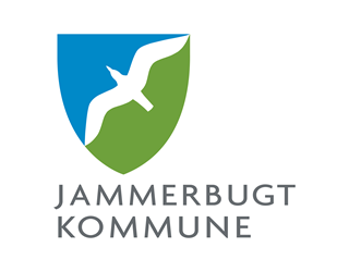 Jammerbugt Kommunes logo med hvid baggrund