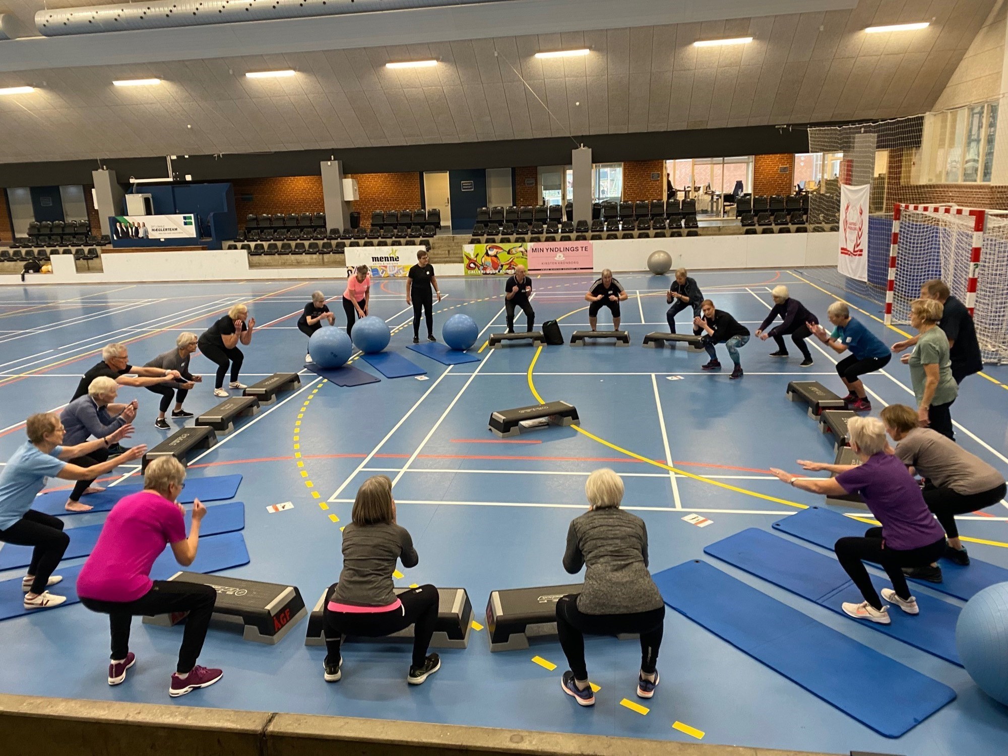 Træning i hallen