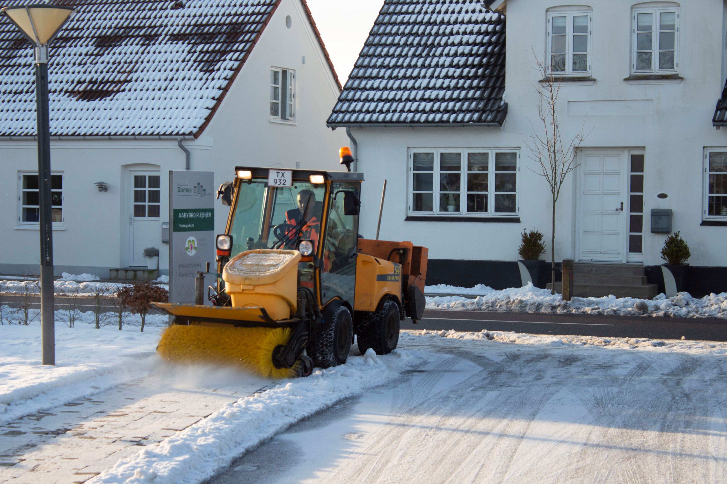 snerydder maskine rydder sne