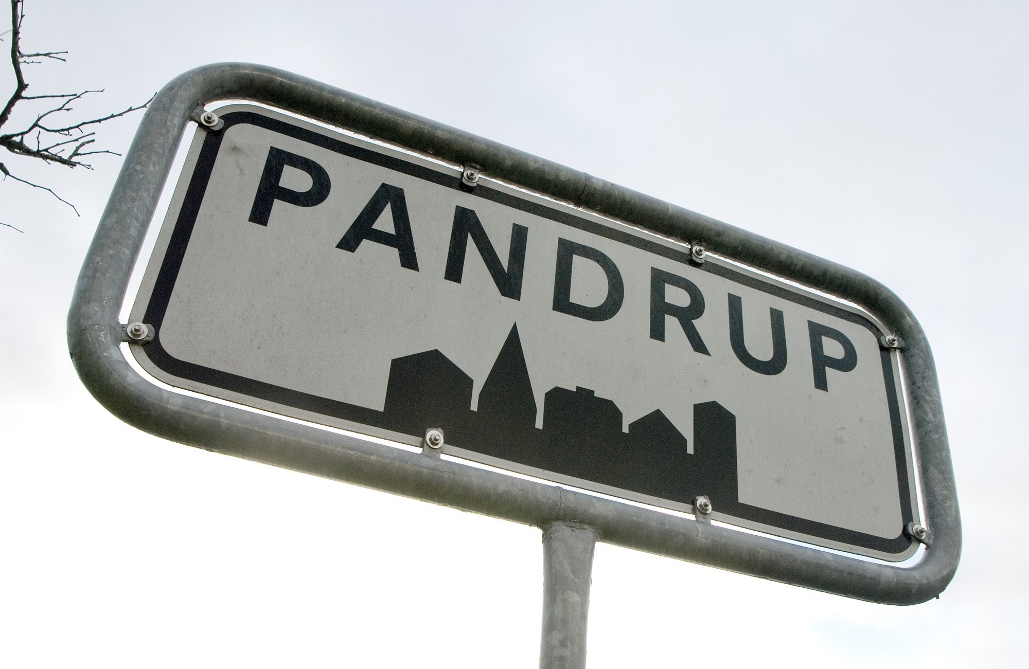 Byskilt ved Pandrup