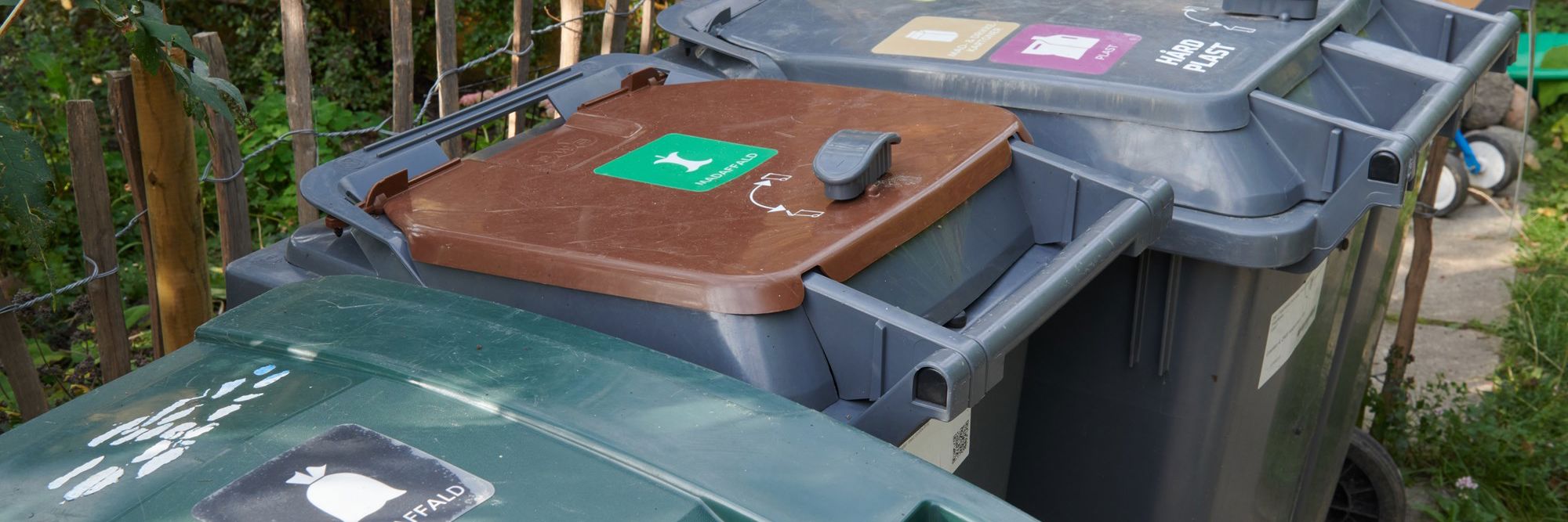 affalds container til almindelige husholdninger