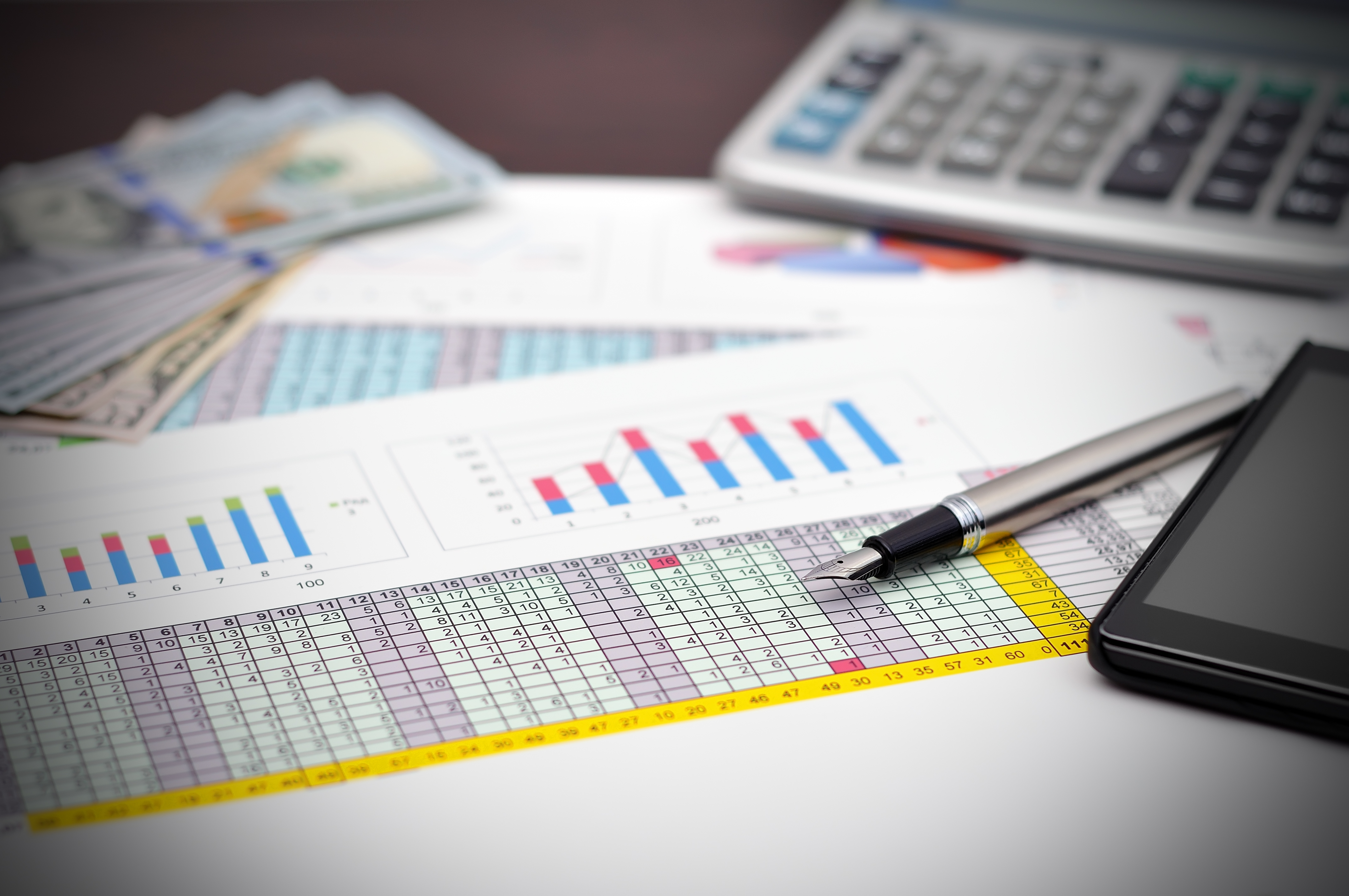 Rapport, lommeregner og kuglepen