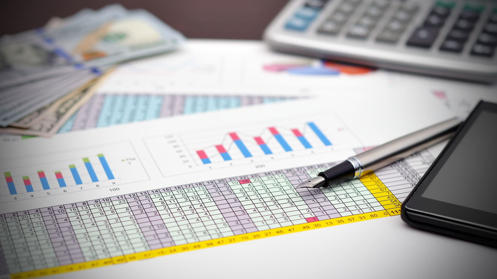 excel ark med udregninger