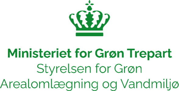 Logo Styrelsen Grøn Arealomlægning og Vandmiljø